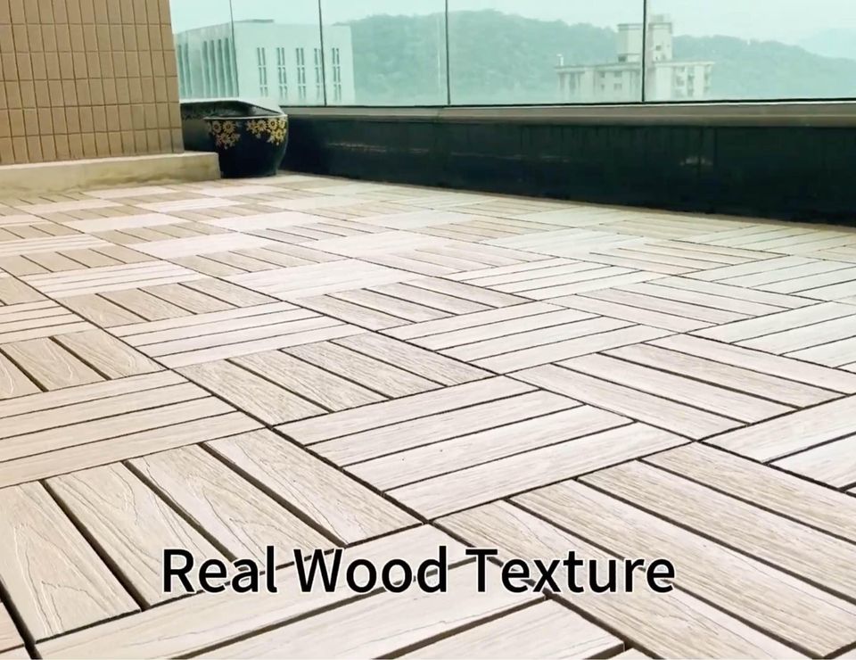 Premium Balcony WPC Tile - 2 Styles