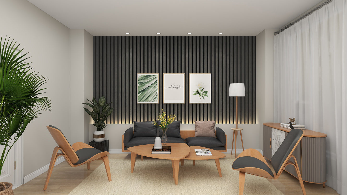 Fire-Resistant and Acoustic Wall Panels - 4 Colours and 3 Sizes