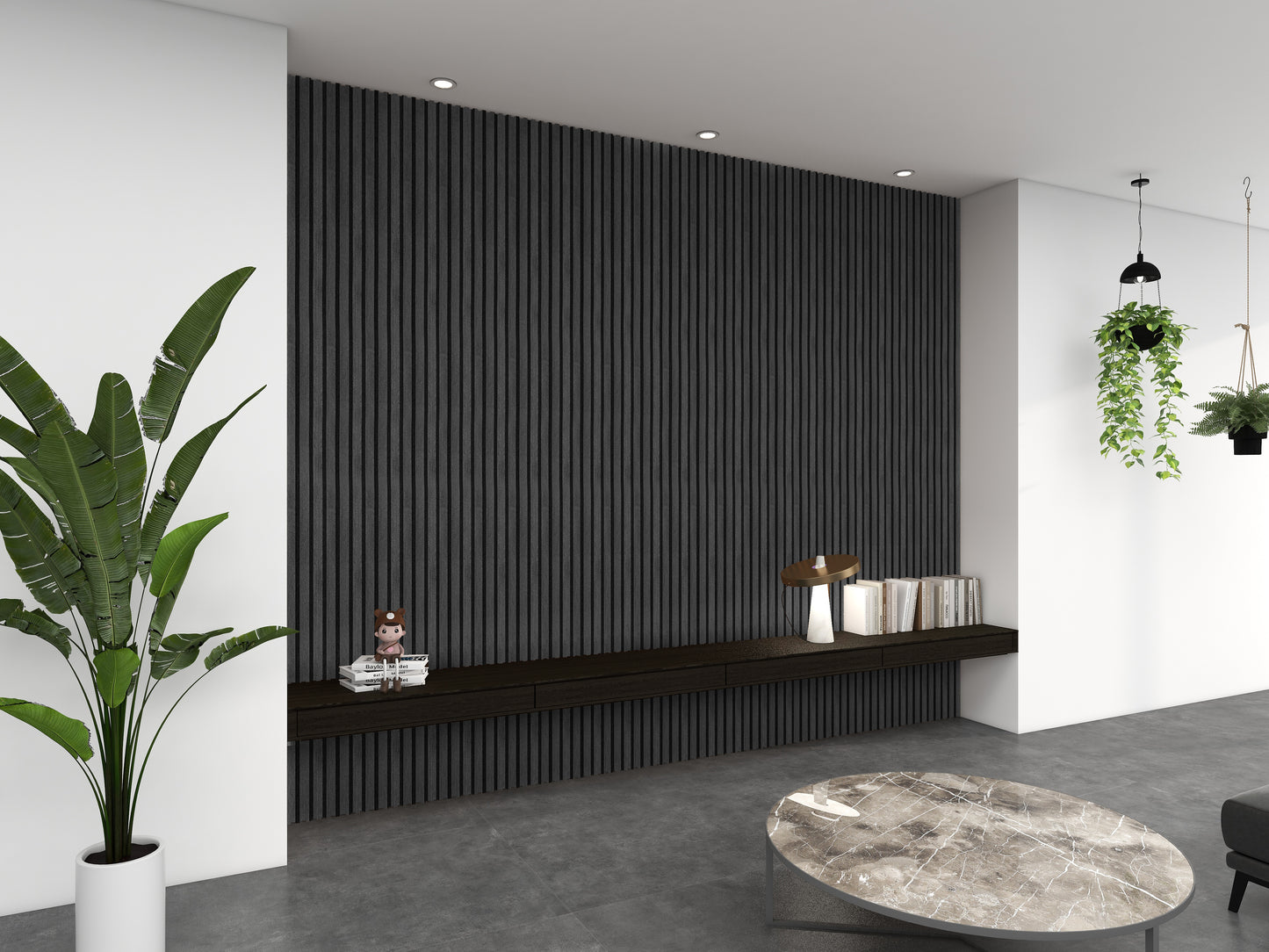 Fire-Resistant and Acoustic Wall Panels - 4 Colours and 3 Sizes