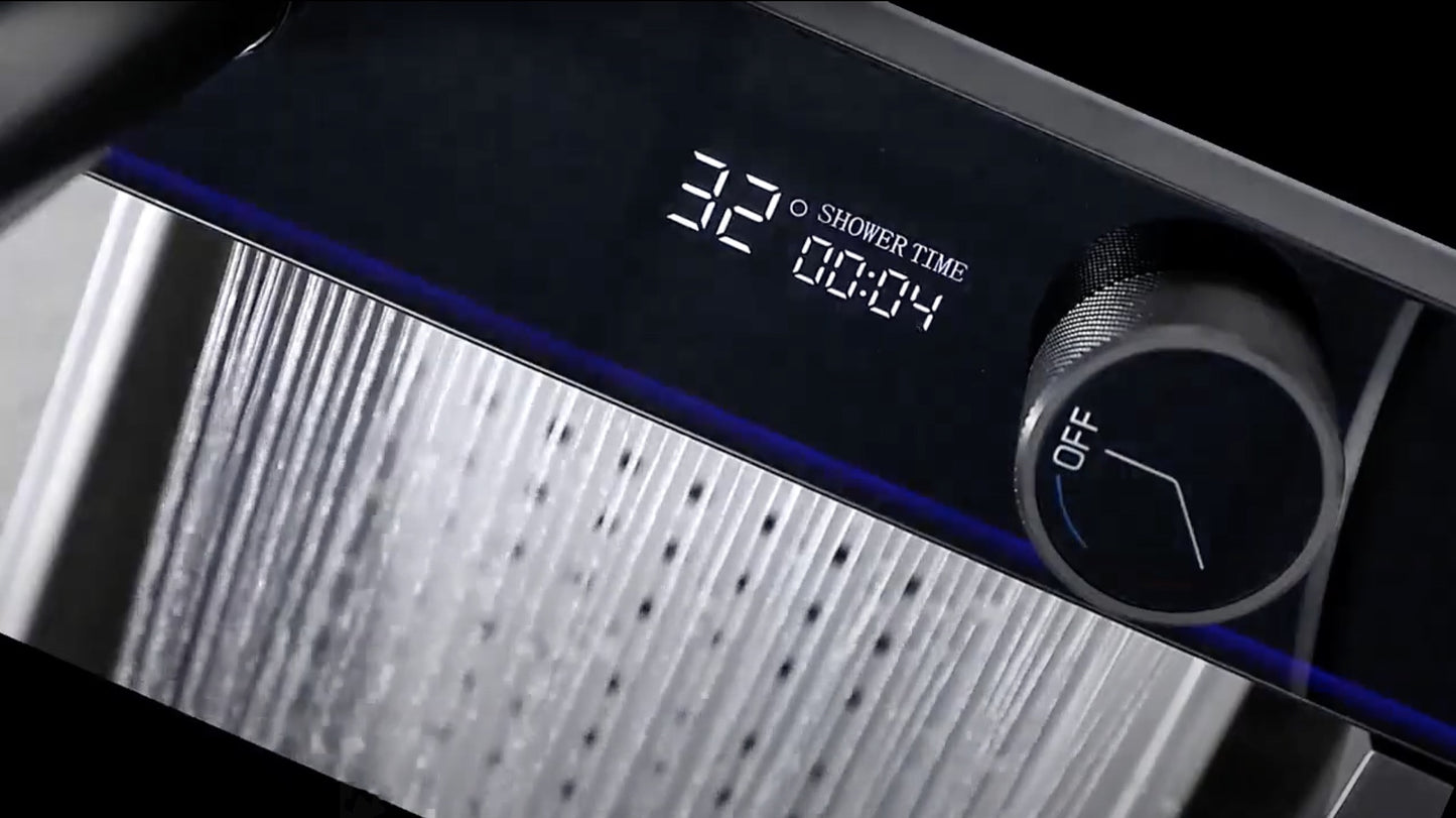 Canaan Waterfall Sink with Digital Temperature Display and LED